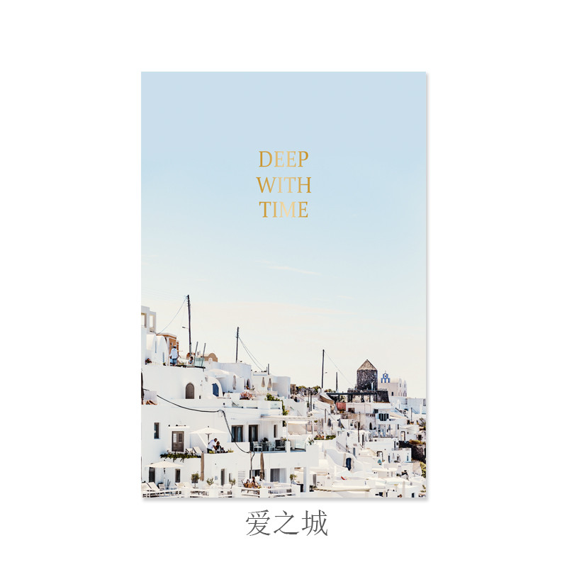 北欧客厅装饰画现代简约三联组合挂画沙发背景墙壁画卧室床头墙画_6 爱之城