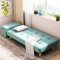 淮木布艺沙小户型客厅懒人沙组合可折叠沙床双人家具套装 黄色单个沙发