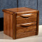 乌金木纯实木床头柜床边柜配套家具现代新中式简约储物柜阻尼自吸_22 乌金木床头柜56CM宽