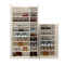 淮木口鞋柜大容量木质储物柜简约现代玄关柜多层鞋橱阳台柜厅柜三180高10层拍下备注颜色组装 四门暖白120高6层