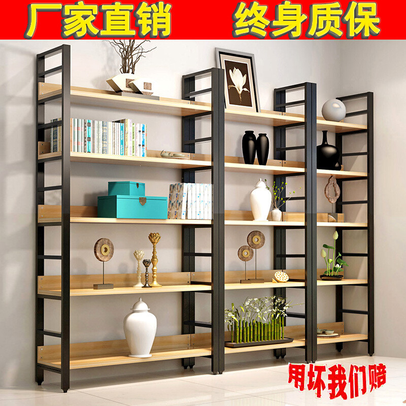 淮木家用置物架储物架落地书架阳台厨房客厅收纳整理多层杂物架金属架 五层长100*深34*高182加厚