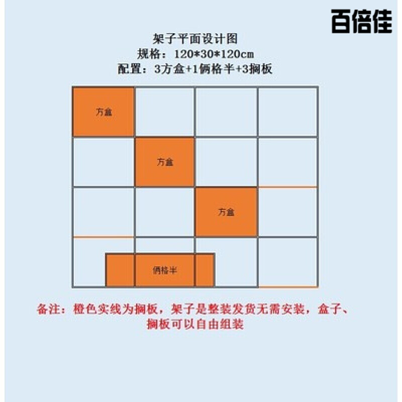 新款创意美式工业风玄关置物架书架铁艺创意屏风架花架办公室高隔断墙镂空150*30*210款 120*30*120款式2