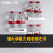 免打孔厨房调料架壁挂旋转多功能置物架厨房用品收纳转角架子_6 71493-厨卫双用四层旋转置物架
