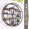 实木博古架中式挂壁式茶具架隔断置物架客厅展示小多宝阁古董架子_6 100圆形花板