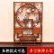 博古架隔断中式仿古实木南榆木客厅玄关置物架展示柜书架多宝阁_6 包铜博古架