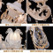 尊阁 客厅吊灯卧室灯餐厅灯180锌合金水晶灯蜡烛灯具欧式水晶吊灯 8头出口水晶（包安装）
