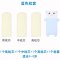 宝宝枕头0-1-3-6岁幼儿园长可爱卡通儿童新生婴儿小孩四季通用枕头 【蓝色】1个低枕芯+1个中枕芯+1个高枕芯+1个枕套【0-6