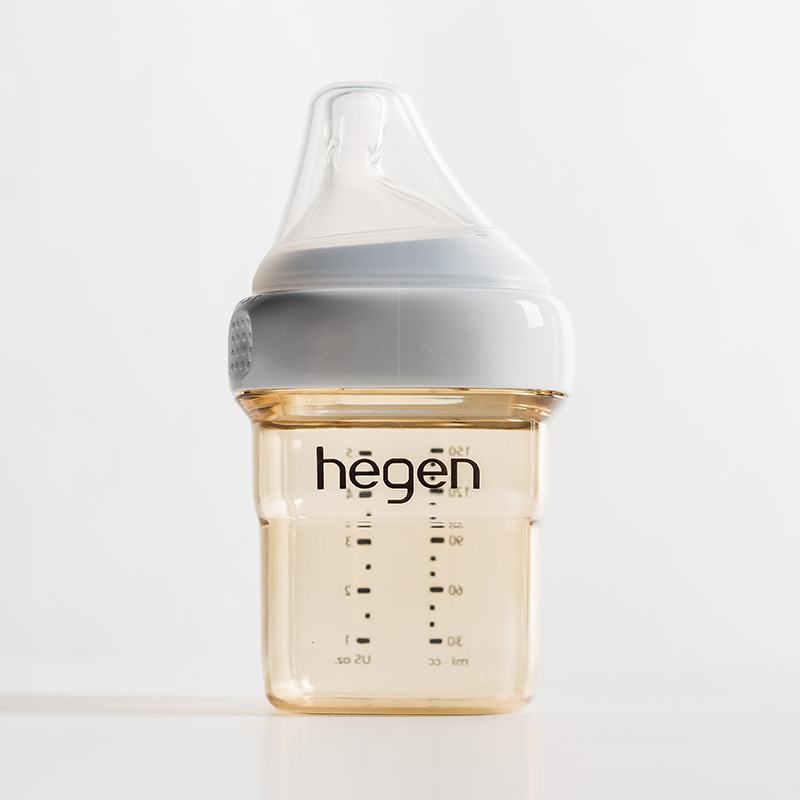 hegen PCTO婴儿多功能PPSU奶瓶150毫升/5盎司一瓶多用可换瓶盖黄金材质