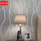 简约时尚立体3D浮雕鹿皮绒现代竖条纹客厅卧室餐厅背景墙纸 浅灰色【168201】