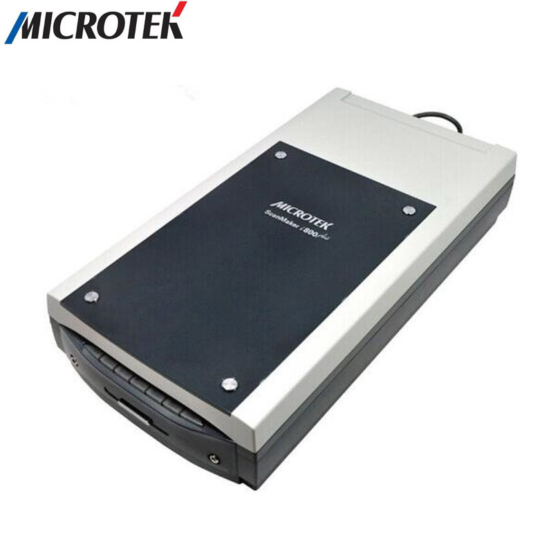 中晶（MICROTEK)ScanMaker i800 Plus A4幅面彩色平板式扫描仪 蓝色