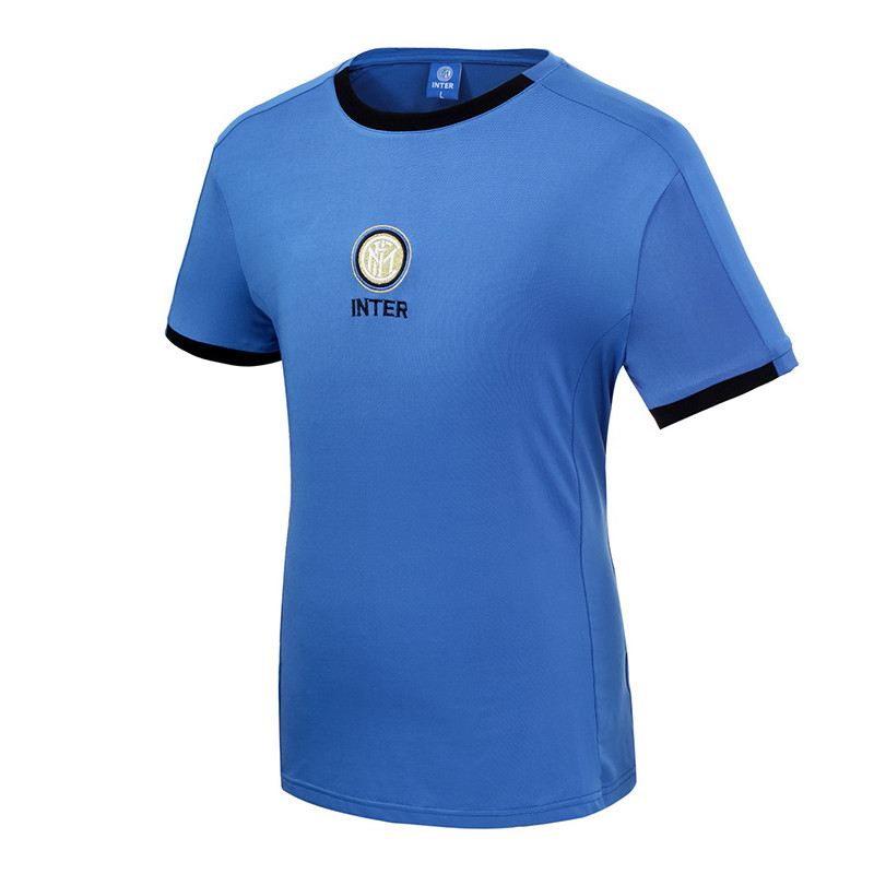 国际米兰足球俱乐部官方男款训练T恤-蓝色 (Inter Milan)
