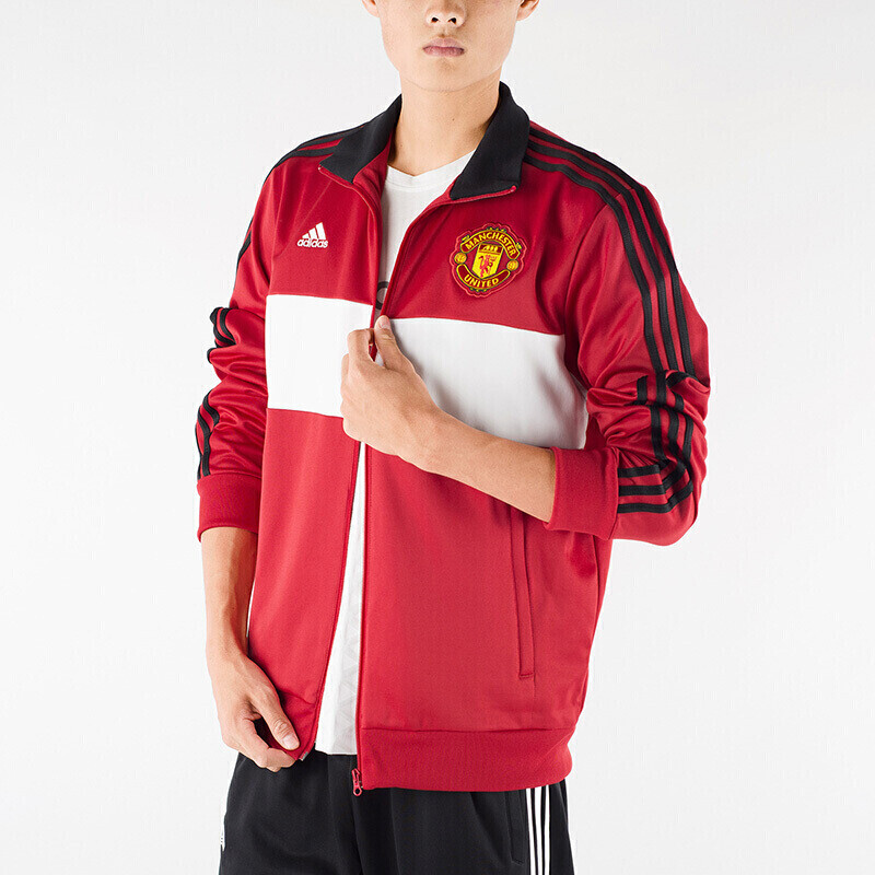 Adidas阿迪达斯新款男子夹克足球俱乐部运动训练透气立领外套BQ2232 2XL 默认颜色