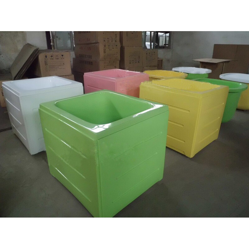 保温婴儿亚克力游泳池婴幼儿洗澡桶洗澡盆婴儿游泳桶游泳缸设备 巴西绿80*80