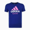 阿迪达斯adidas跆拳道新款男装训练跑步短袖运动休闲T恤-ADICTT_0 M（成人） ADICTK-DBUP