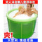 双人充气浴缸超大折叠浴缸浴桶洗澡桶浴盆沐浴桶军绿色 默认颜色