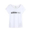 Adidas 阿迪NEO 女子 LOGO 短袖 CD6648 CD6649 S