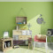 绿色壁纸家用室内蚕丝小清新绿壁纸卧室电视背景墙无纺布墙纸温馨 嫩绿色
