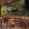 复古怀旧酒吧壁纸咖啡厅服装店抽象背景墙loft工业风墙纸壁画飞机_0 进口环保无纺布（拼接）