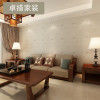 新中式小调无纺布壁纸现代简约中式墙纸小舟山水画壁纸U015_5 4号灰白色