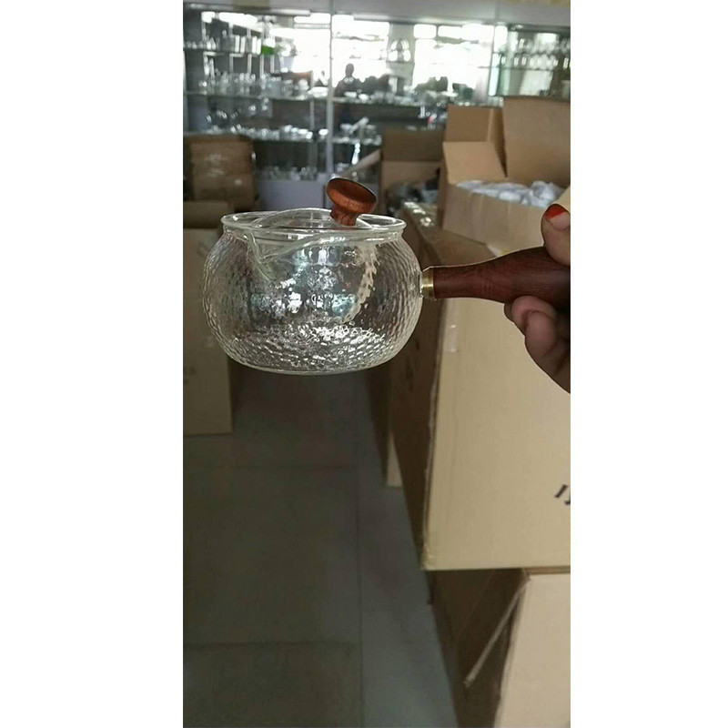 耐热玻璃茶具心形底座花茶壶加热器蜡烛保温底座玻璃煮茶器生活日用家居器皿水具/水杯茶具水杯茶_6_3_4 木把锤纹圆肚煮茶壶