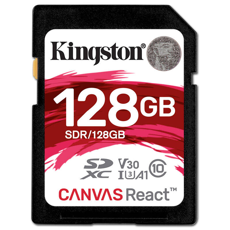 金士顿（Kingston）SD卡 读100MB/s 128GB（SDR/128G）