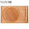 双枪（Suncha）砧板 大号饺子板 擀面板揉面板擀面杖饺子帘套装五件套 ZB6916（660x430x15）