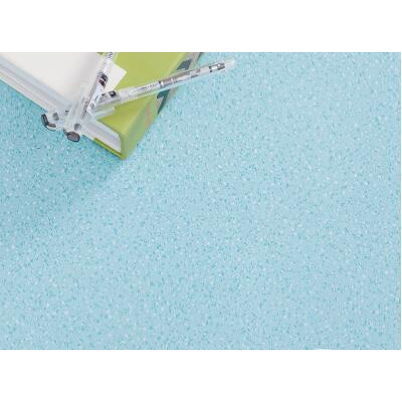 商用pvc地板革加厚耐磨防水防滑地板胶地板纸塑料塑胶地毯地革 默认尺寸 浅蓝色加厚大理石