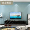 3D立体墙纸现代简约纯色格子无纺布壁纸客厅电视背景墙卧室素色 005浅蓝色