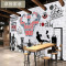 3D复古砖墙仿古砖头砖块运动健身会所形象咖啡餐厅墙背景墙纸壁画_0 韩国进口细砂纹（拼接）