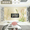 定制中国风3D电视背景墙纸壁纸卧室客厅沙墙布郁金香壁画无缝 4D凹凸无缝工艺