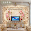 定制3D立体大型壁画墙纸壁纸电视沙背景墙客厅欧式软包花纹仿_6 工程无纺布一平米