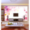无缝电视背景墙纸壁纸客厅立体无缝墙布大型壁画时尚个性浪漫花卉 无缝真丝布（整张）