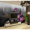 无缝中式3d个性定制壁画客厅沙电视背景墙意境荷花荷叶墙纸壁布 无缝无纺纸（整张）