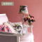 壁纸简约现代宜家素色卧室客厅粉色系环保无纺布墙纸 RQ1610104