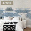 中式电视背景墙艺术创意壁纸无纺布墙纸大型壁画定制无缝墙布 颜色B
