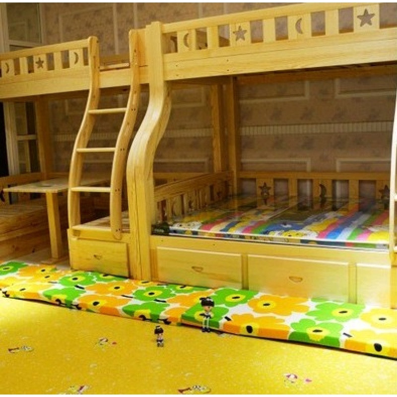 乒乓球地胶运动地板PVC塑胶地垫室内场地专用耐磨防滑地板麻布纹 默认尺寸 明黄色牛筋黄色卡通