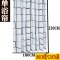 简迪防水布浴帘加厚防霉卫生间帘隔断帘子浴室窗帘PEVA淋浴挂帘多色多款多功能生活日用家庭清_1 浴帘 180*220高送环