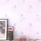田园韩式无纺布墙纸3d立体客厅卧室温馨电视背景墙儿童房壁纸温馨粉色99501仅墙纸 温馨紫色99502