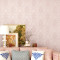 无纺布壁纸3d立体欧式精致压纹卧室客厅餐厅婚房电视墙背景墙墙纸粉色仅墙纸 黄色