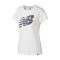 New Balance/NB女短袖T恤2018新款针织圆领休闲运动上衣AWT81574 XL AWT81574-WT白色