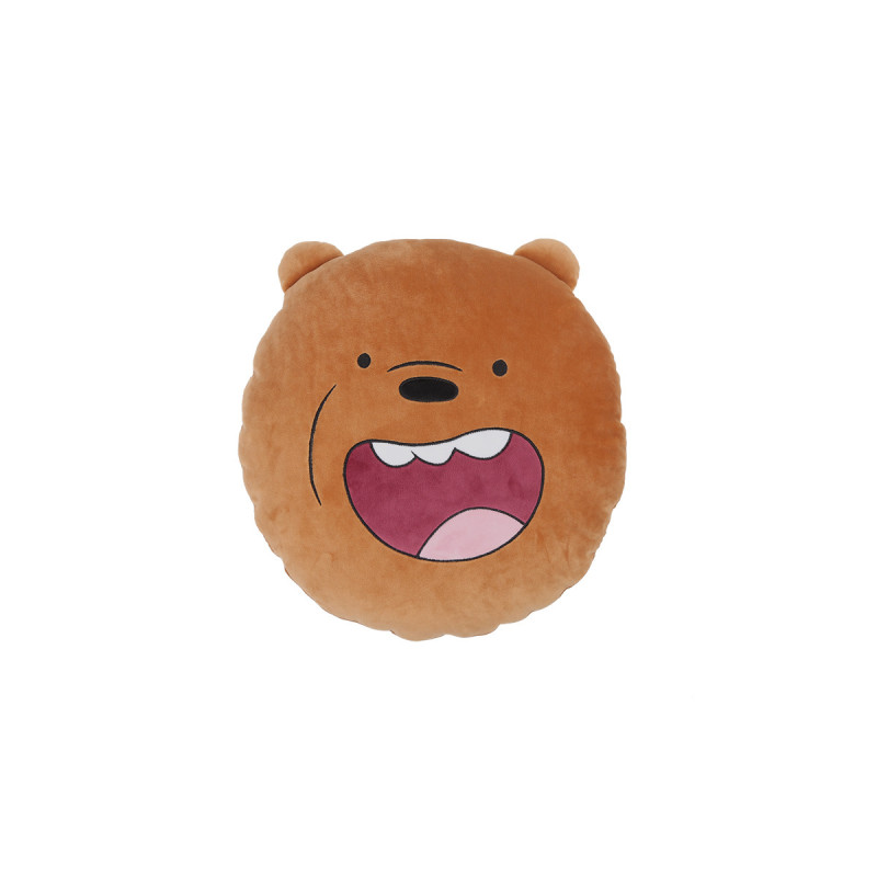 艾漫正版出品 咱们裸熊 弹力抱枕 靠枕 动漫周边 40cm 灰熊