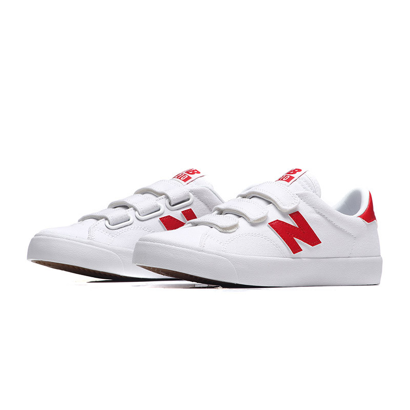 New Balance/NB男鞋休闲鞋2018新款复古时尚魔术贴运动鞋AM210VWG AM210VWR白色+红色 38.5码