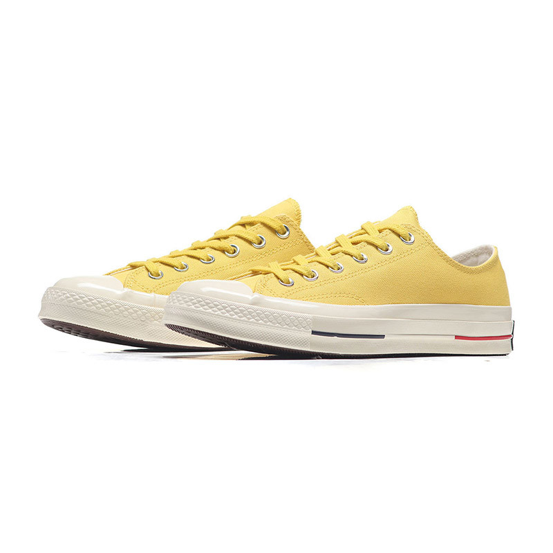 CONVERSE匡威男女休闲鞋2018新款三星标1970s低帮帆布鞋160492C 160494C沙漠金 37码