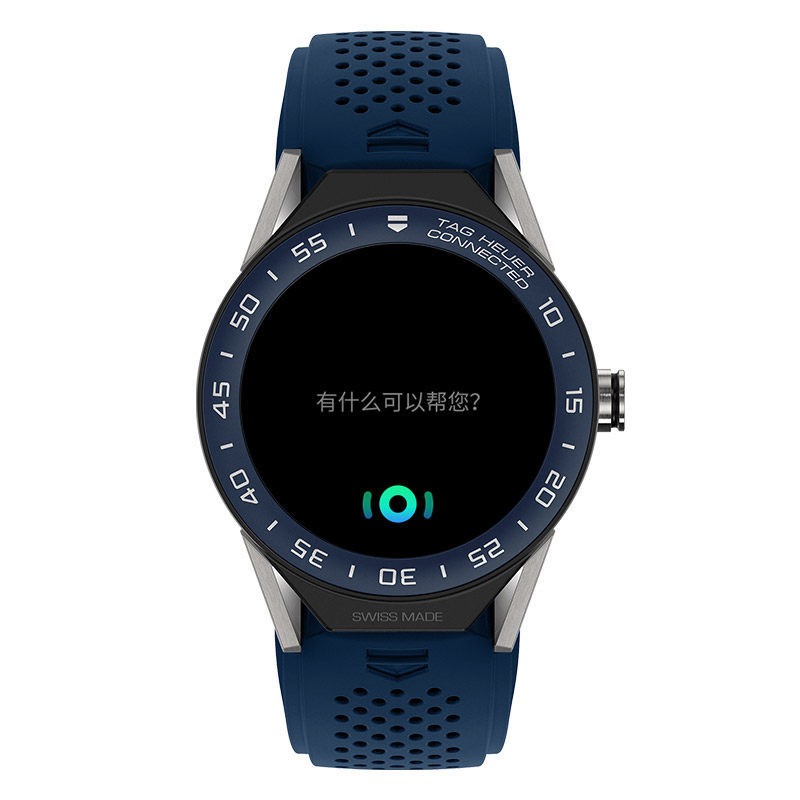 泰格豪雅(TAG Heuer)瑞士手表 智能腕表系列45毫米男表SBF8A8012.11FT6077 SBF8A8012.11FT6077
