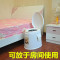 孕妇马桶老人塑料家用坐便器成人老年人移动座便器室内防臭坐便椅_8 默认尺寸 升级6代卡其双用房间+厕所实心桶+空心桶