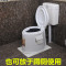 孕妇马桶老人塑料家用坐便器成人老年人移动座便器室内防臭坐便椅_8 默认尺寸 5代普通款卡其单桶厕所用空心桶