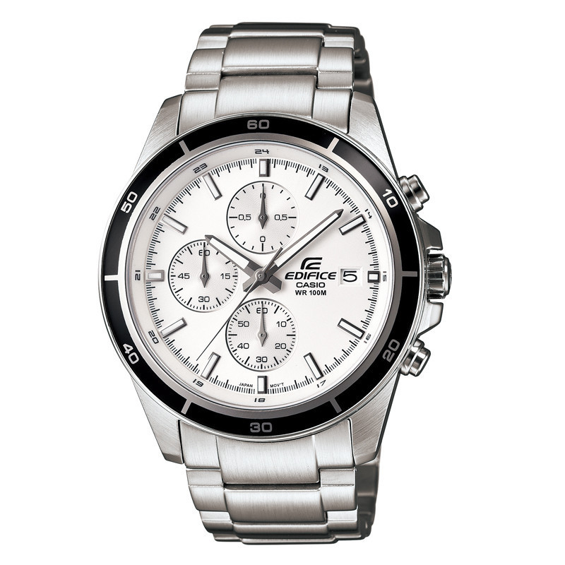 卡西欧(CASIO)手表 EDIFICE系列男士大盘防水休闲商务石英手表男表 EFR-526D-7A