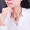 梦克拉 钨金情侣紫色戒指 对戒（戒宽3mm+戒宽4mm）
