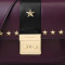 MICHAEL KORS 迈克·科尔斯MK Sloan Editor杨幂同款女士五角星皮质单肩斜挎包30F7GS9L3Y 海军蓝／黑色