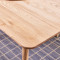 A家家具 餐桌 餐桌椅组合 北欧餐桌 原木色实木餐桌餐桌椅组合胡桃木色一桌四椅饭桌白蜡木日式简约餐厅家具 胡桃木色-一桌四椅
